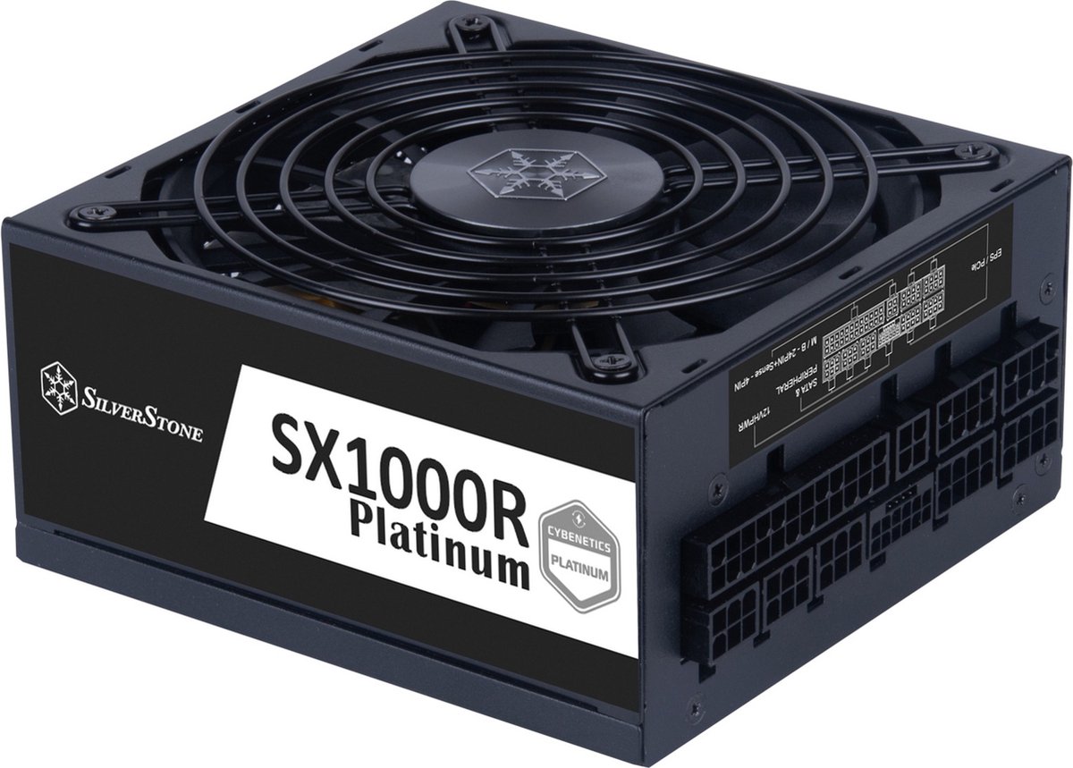 Silverstone Sx1000R Platinum - Voeding - Sfx12V 4.0, Sfx-L - Cybenetics - afbeelding 4