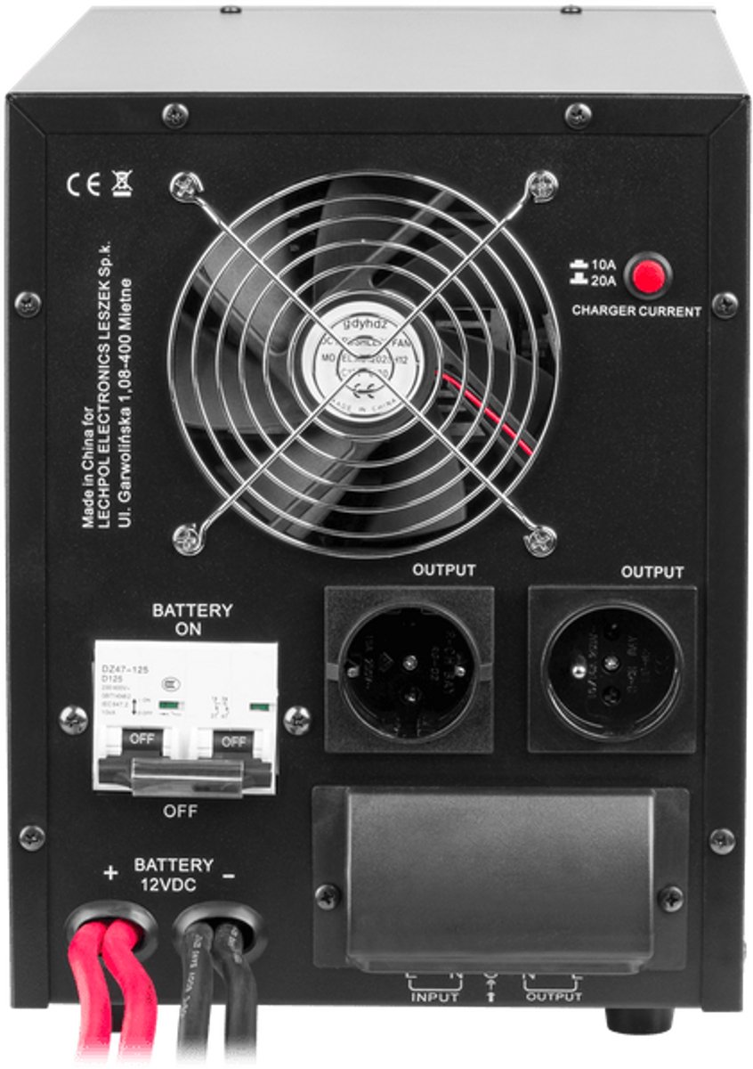 1600W UPS Noodstroomvoeding - Zuivere Sinusgolf - afbeelding 2
