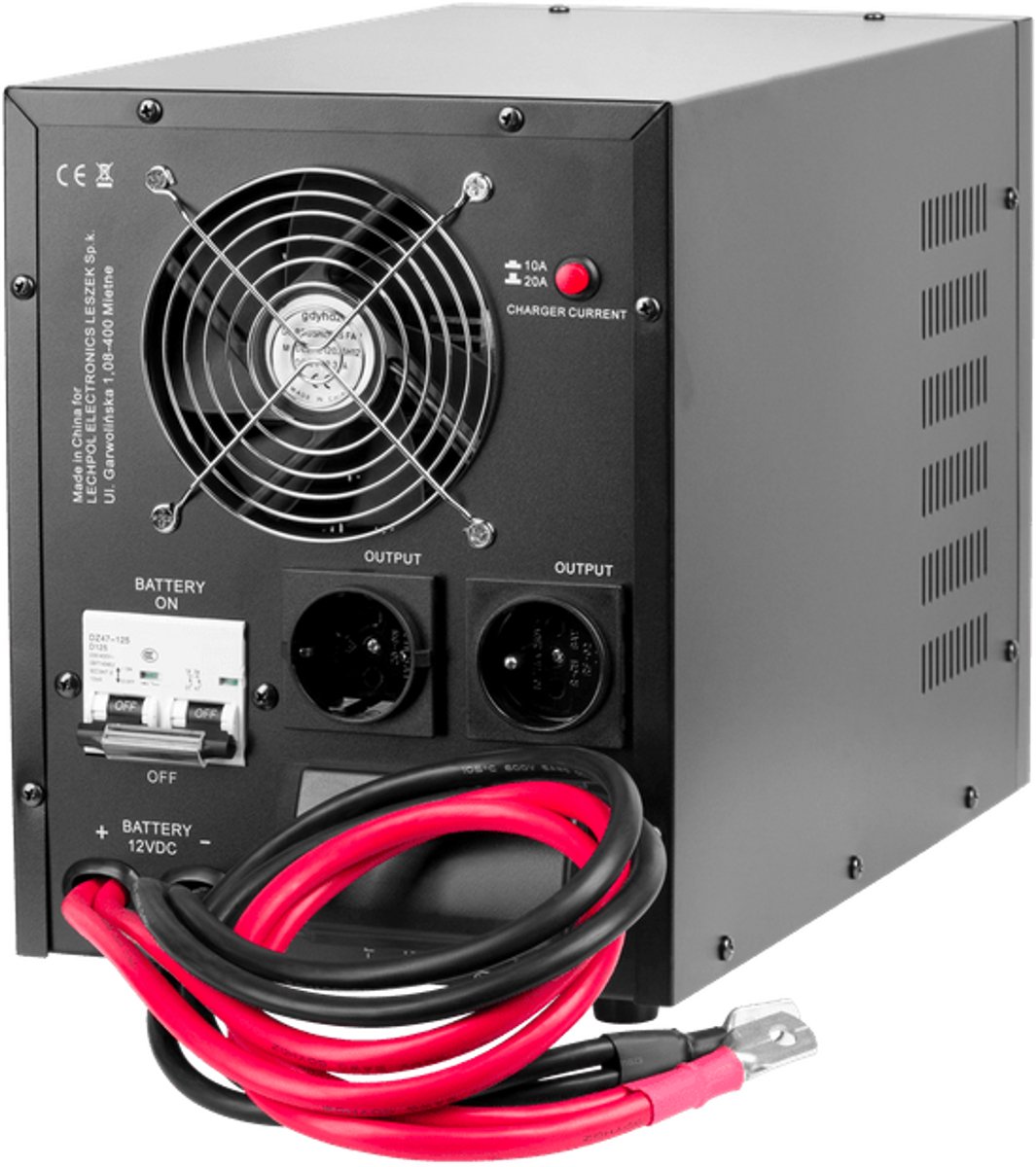 1600W UPS Noodstroomvoeding - Zuivere Sinusgolf - afbeelding 3