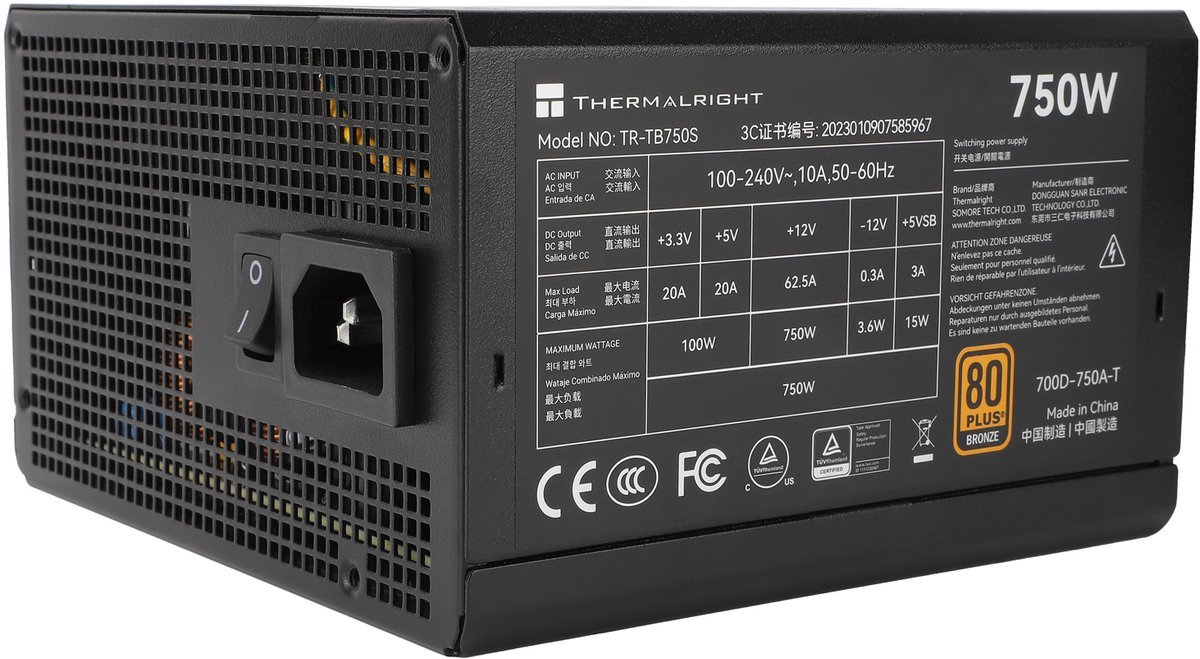 THERMALRIGHT Thermalright – Tb750S – Atx 3.0 – 750W – 12Vhpwr Gen5