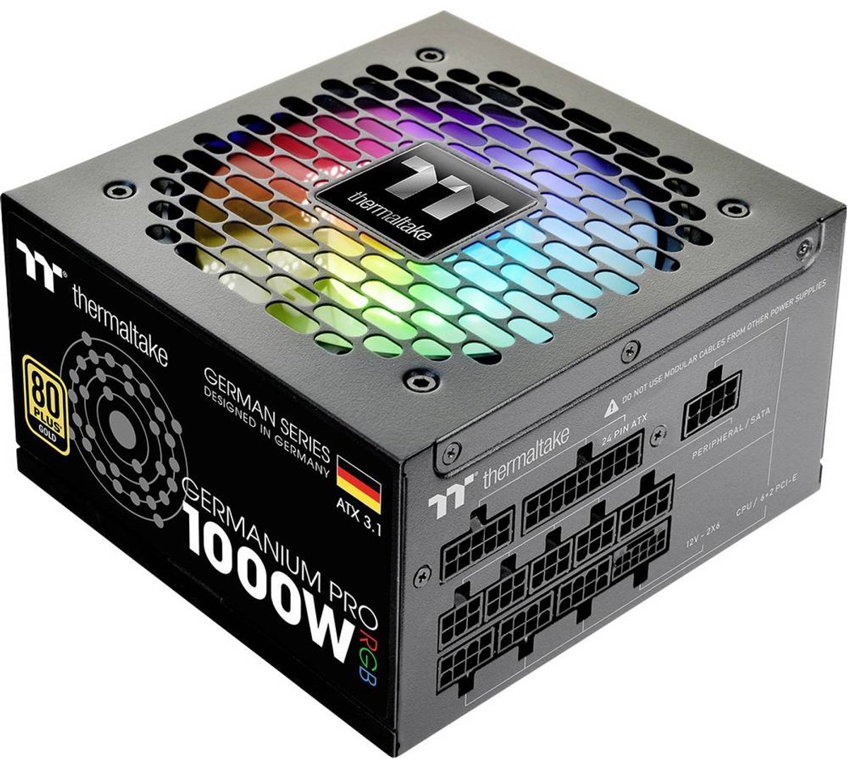 Thermaltake Thermaltake Ac/Dc-Inbouwnetvoeding 1000 W Atx 80 Plus Gold