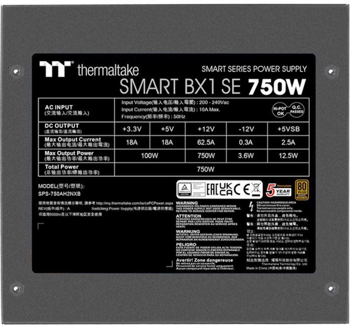 Smart BX1 SE 750W Voeding (Black) - afbeelding 3