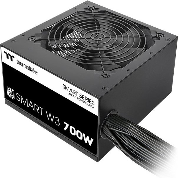 Thermaltake Thermaltake Smart W3 - Interne Voeding - 80+ - 700W - Atx 3.1 - Zwart