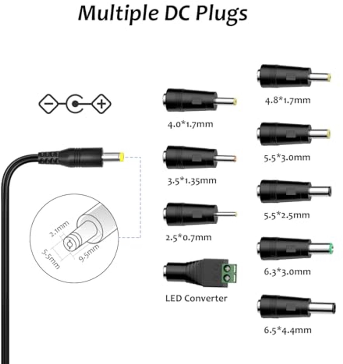 Voedingsadapter 12W (12V / 1A) - afbeelding 4