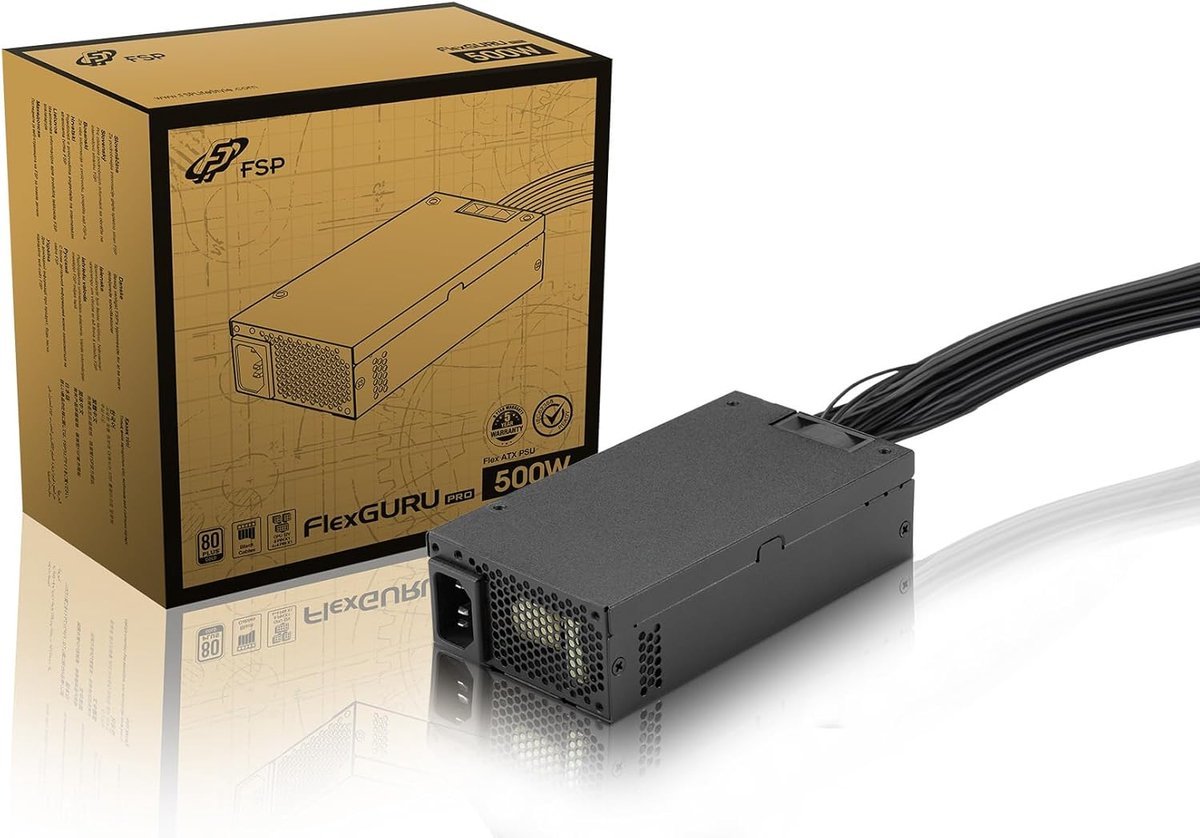 Voeding Voeding Computer - Pc Component - Stabiele Stroom - 500 Watt Vermogen - Flex Atx Formaat
