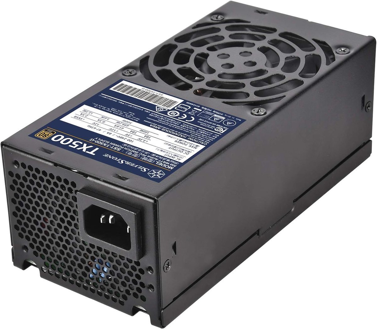Voedingseenheid Voedingseenheid - Pc Component - Desktop Bouw - 500 Watt Goud - Tfx Formaat - Zwart