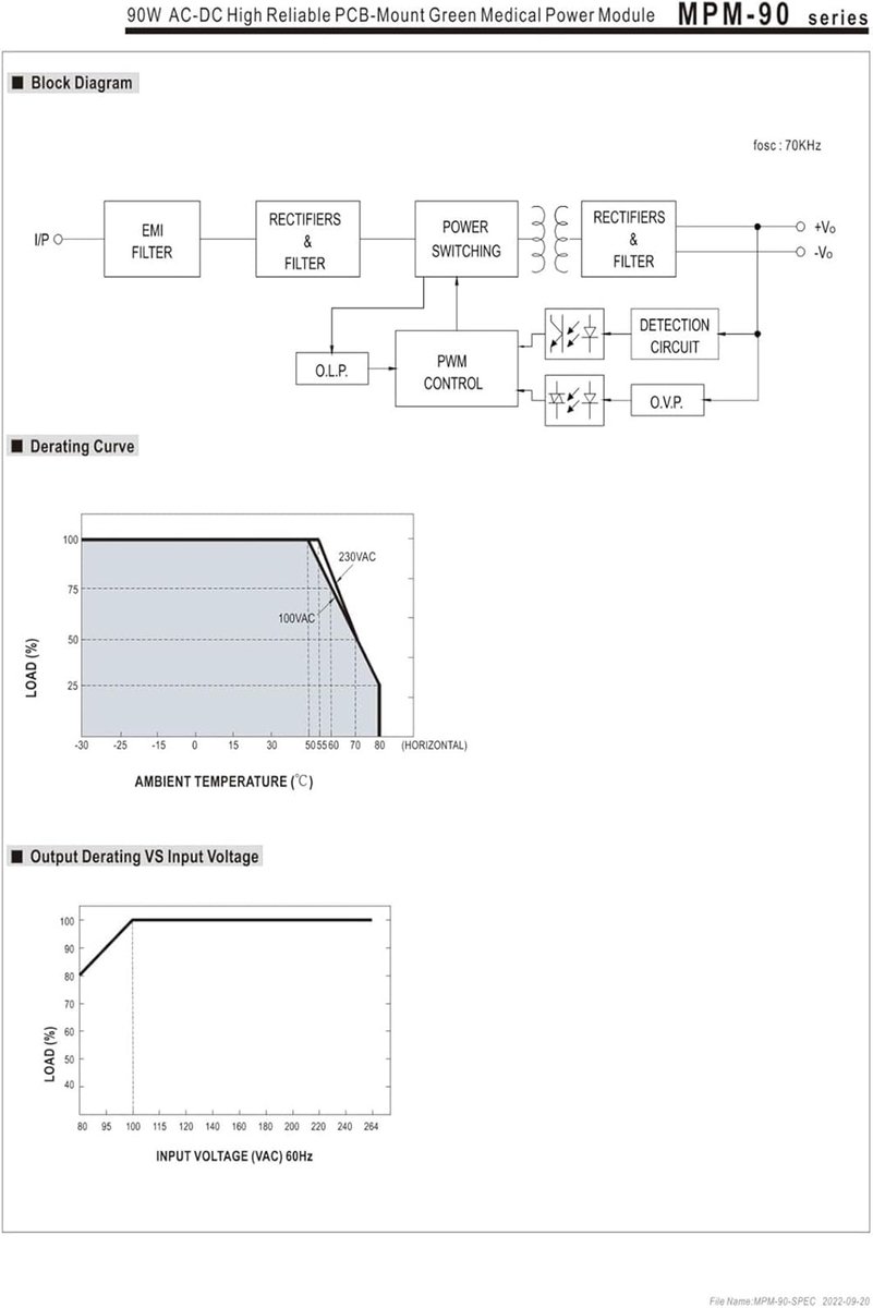 Mean Well IRM-90-24 90W Voeding - afbeelding 2