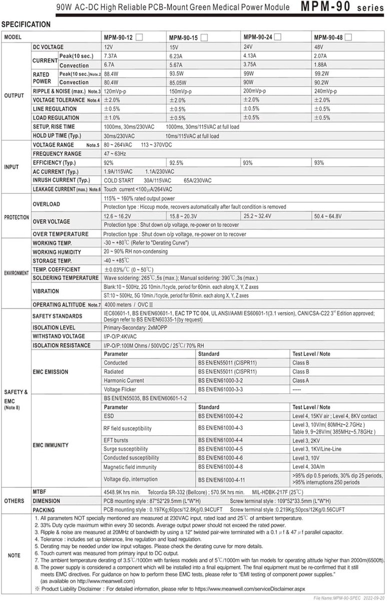 Mean Well IRM-90-24 90W Voeding - afbeelding 4