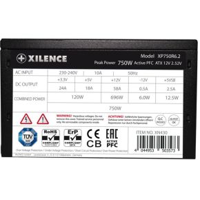 750W Xilence Performance Xp750R6.2 voeding - afbeelding 5