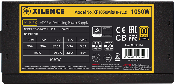Xilence performance x 1050 w 2 orig - Xilence XP1050MR9.2 1050W Voeding