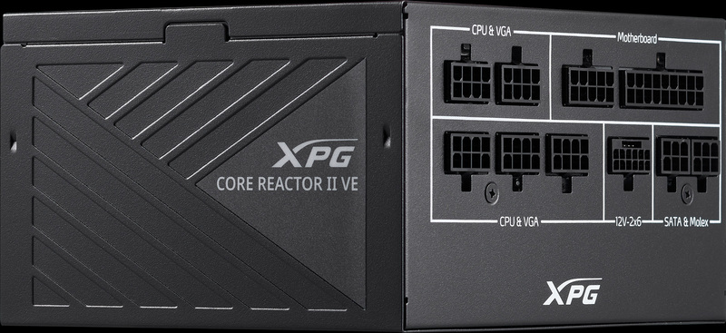 Xpg core reactor ii ve 850w gold 4 orig - XPG CORE REACTOR II VE 850W 80+ Gold Voeding