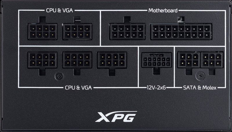 Xpg core reactor ii ve 850w gold 5 orig - XPG CORE REACTOR II VE 850W 80+ Gold Voeding