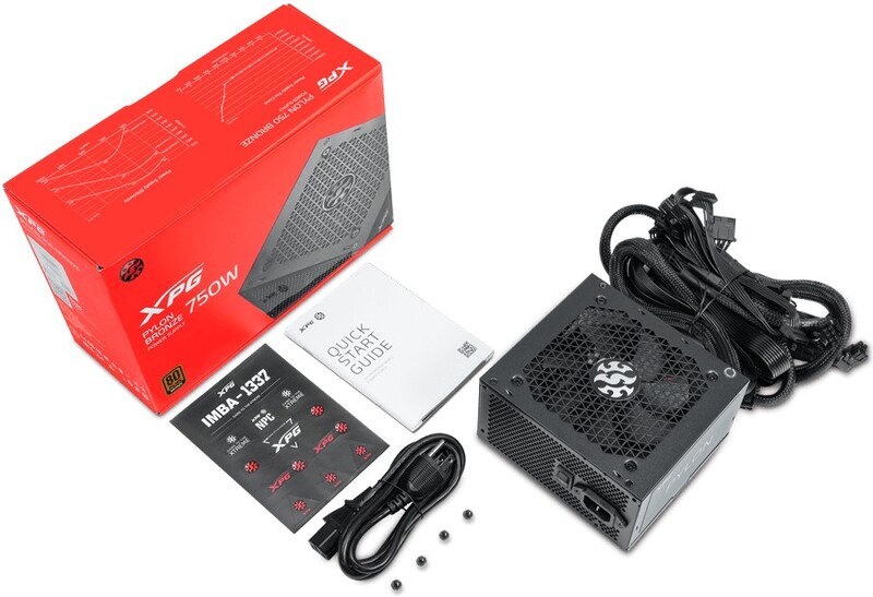 Xpg pylon 550w 80 bronze 4 orig - XPG Pylon 550W 80+ Bronze Voeding