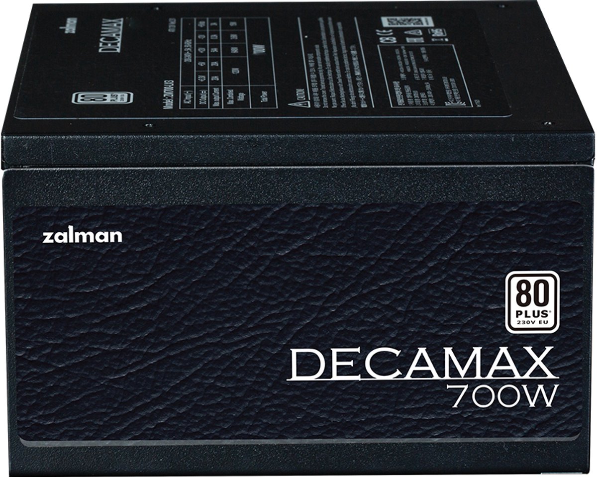 Zalman Decamax Power Supply Unit 700 W Atx Zwart voeding - afbeelding 5