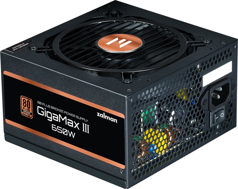 Zalman gigamax iii power supply unit 13775 - Zalman GigaMax III ZM650-GV3 650W Voeding