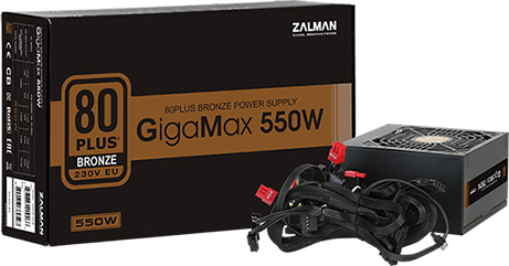 Zalman zm550 gvii 4 orig - Zalman GigaMax ZM550-GVII 550W Voeding (Black)