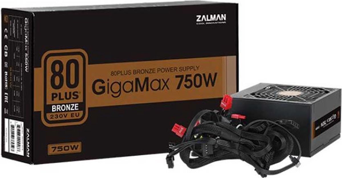 GigaMax ZM750-GVII 750W 80 Plus Bronze - afbeelding 4