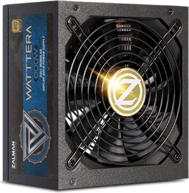 Zalman zm800 ebtii - Zalman Watttera ZM800-EBTII 800W Voeding (Black)