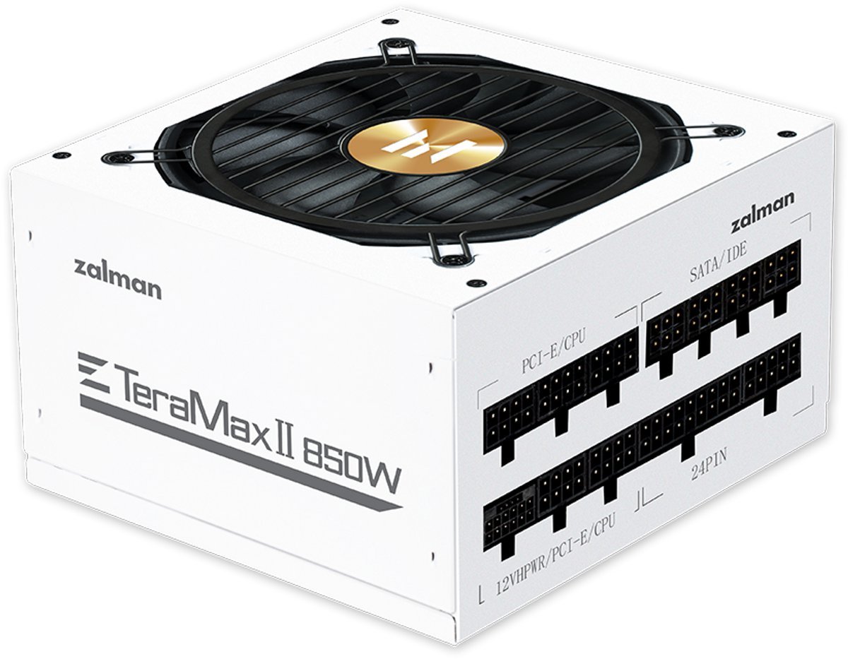 Zalman Zm850-Tmx2 Terramax Ii White 80 Plus Gold Psu 850W Full-Modular Atx 3.0 - afbeelding 4