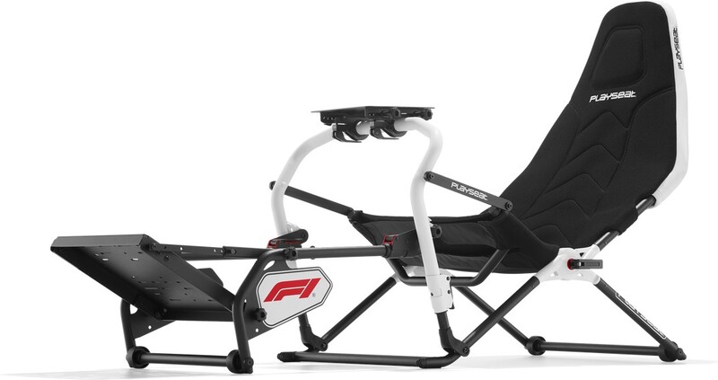 Playseat challenge dd f1 race stoel 4 orig - PlaySeat FO.00336 tot 33 Nm Simcockpit (wit)