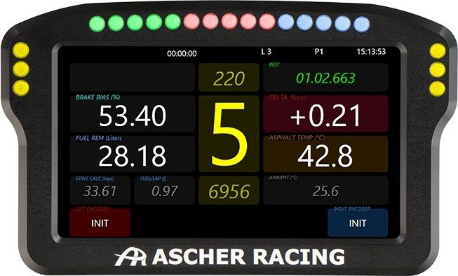 Ascher racing dashboard 5