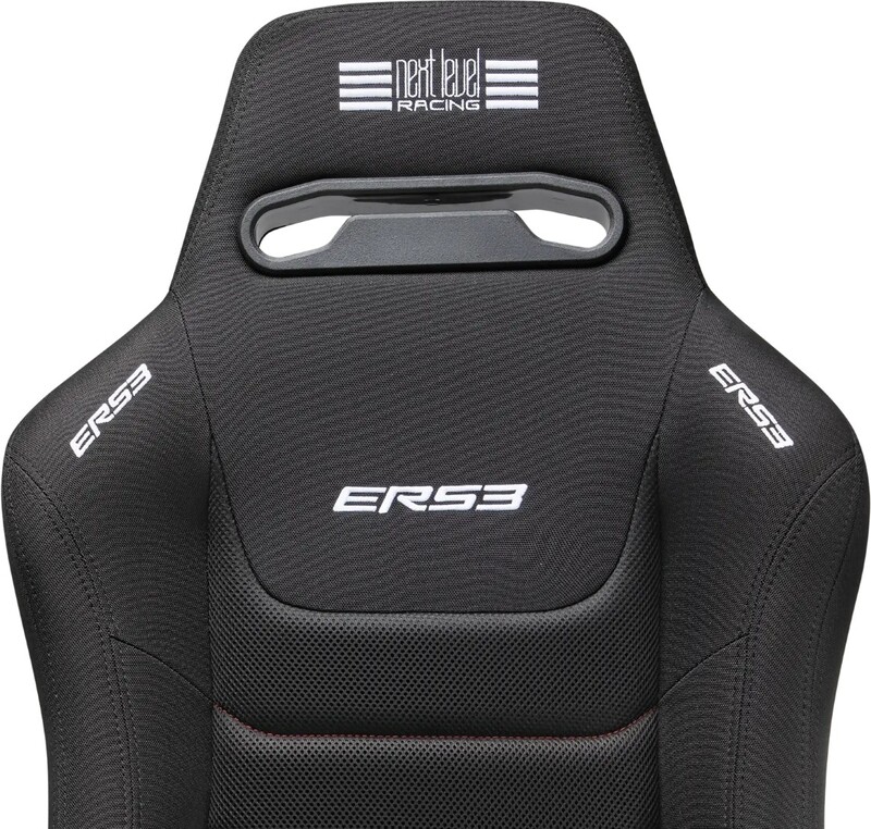 Next level ers3 elite reclining seat fabr 4 orig - Next Level Racing ERS3 Elite Reclining Seat Fabric Raceseat (zwart)