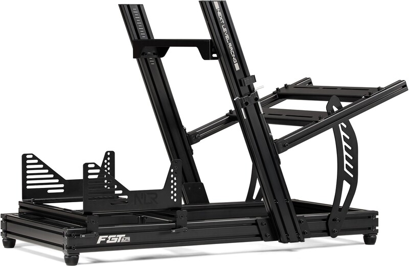 Next level f gt elite lite wheelplate rac 2 orig - Next Level Racing F-GT Elite Lite Wheelplate Simcockpit (zwart)