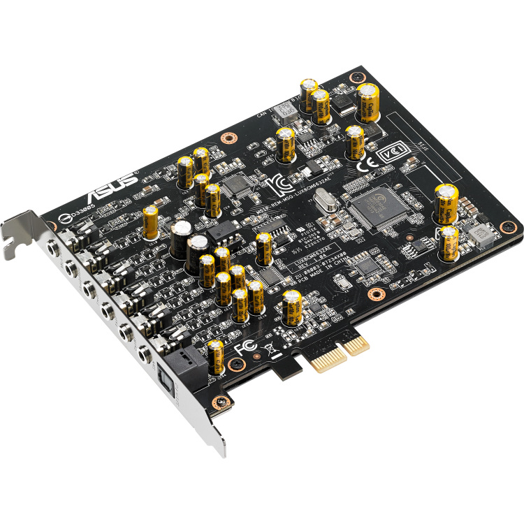 Xonar AE 7.1 PCIe Gaming Sound Card, 192kHz/24-bit, 110dB SNR, 150Ω Headphone Amp