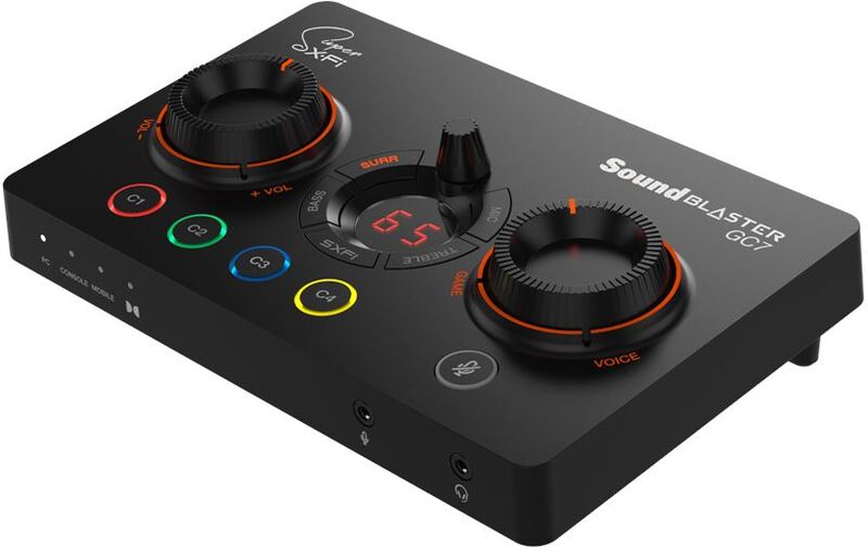 Creative sound blaster gc7 gamestreamin 2 orig - Creative Sound Blaster GC7 Game Streaming USB DAC