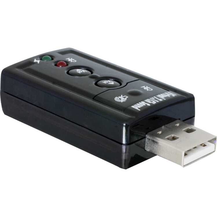 USB Sound Adapter 7.1 met CMedia CM119 Chipset, 16 Bit / 48 kHz, 90dB SNR - afbeelding 3