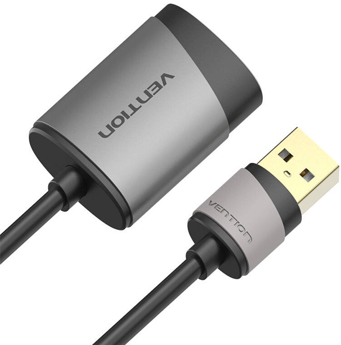 Vention Externe USB Stereo Geluidskaart CDKHB - 24-bit/96kHz, Grijs - afbeelding 4