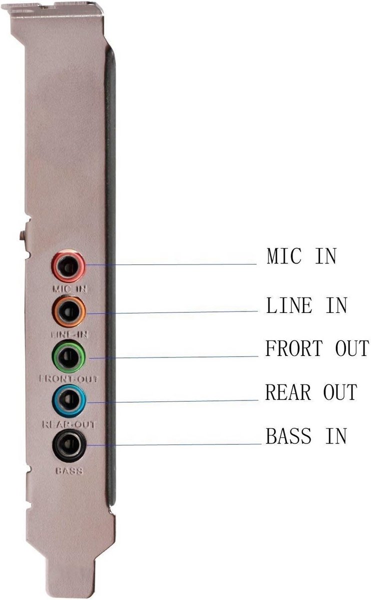 PCIe 5.1 Channel 3D Audio Sound Card - afbeelding 4