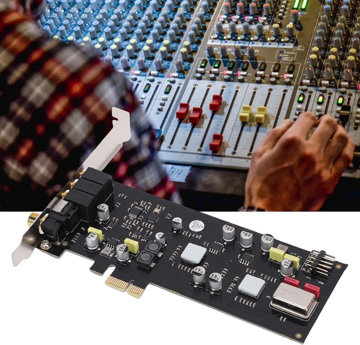 Digitale Glasvezel Coax Geluidskaart (24-bit / 96kHz) - afbeelding 4