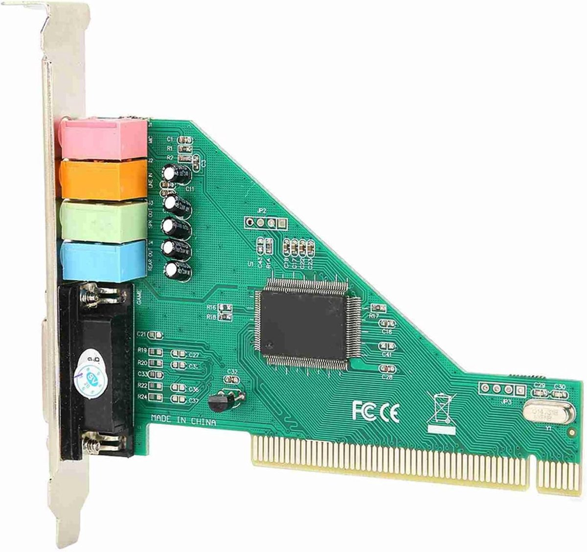 PCI Geluidskaart 4-Kanaals 24-bit 120dB CMI/HT8738 - afbeelding 6