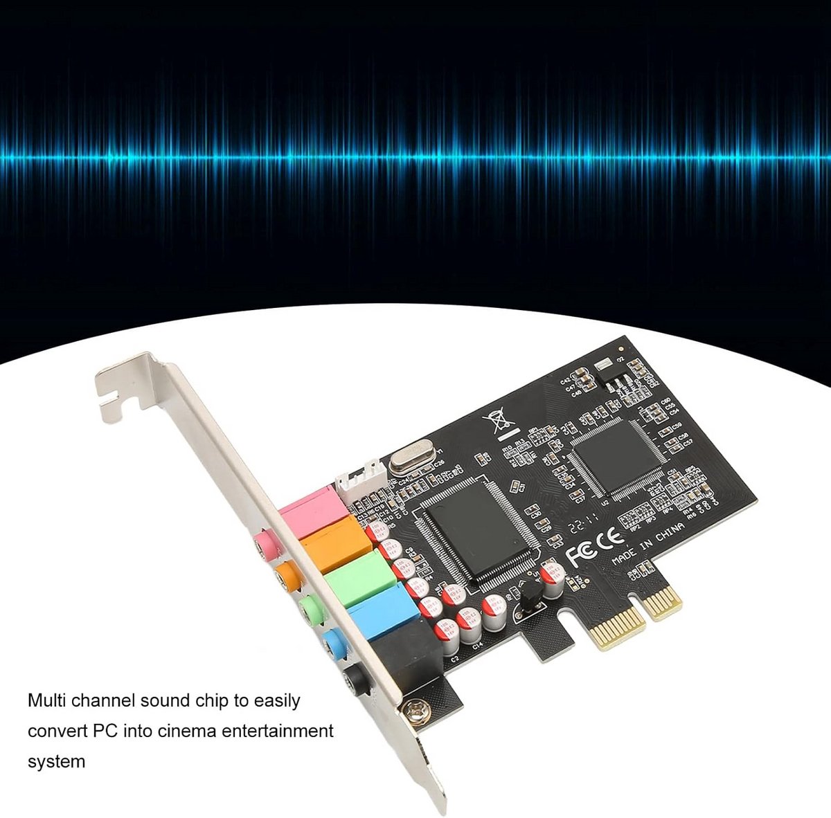 CMI8738 6-Channel PCIe Sound Card - afbeelding 5