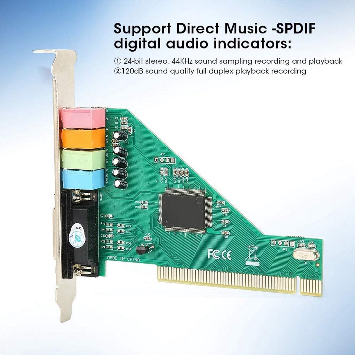 CMI8738 4.1 Channel PCI Sound Card - afbeelding 3