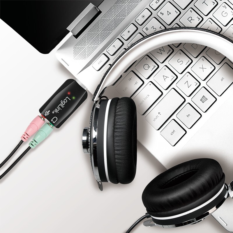 Logilink ua0053 usb geluidskaart 7 orig - LogiLink UA0053 USB Sound Card 5.1