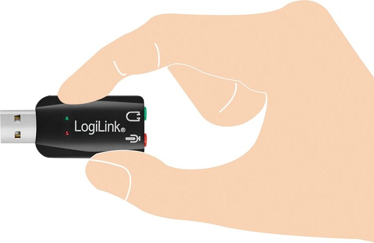 Logilink ua0053 usb geluidskaart 8 orig - LogiLink UA0053 USB Sound Card 5.1