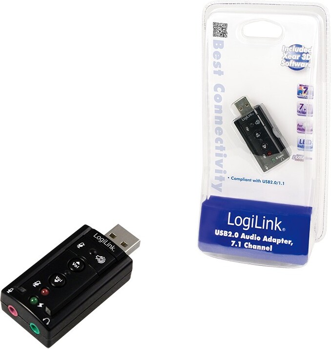 Logilink ua0078 5 orig - LogiLink USB Soundcard 7.1