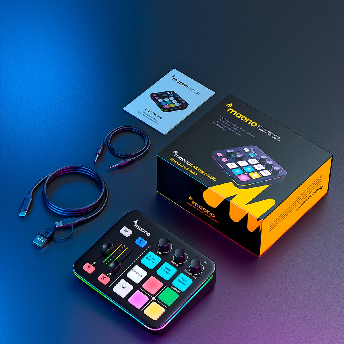 Maono G1 Neo Gaming Audio Mixer - afbeelding 10