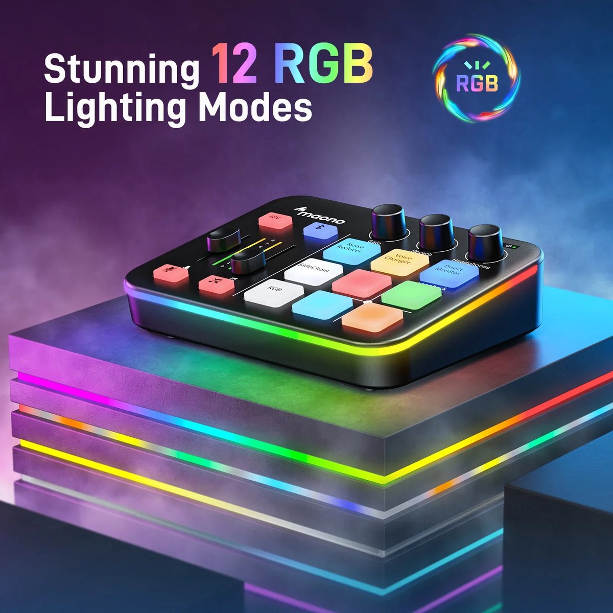 Maono G1 Neo Gaming Audio Mixer - afbeelding 4