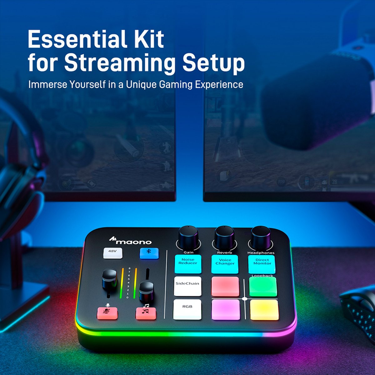 Maono G1 Neo Gaming Audio Mixer - afbeelding 8