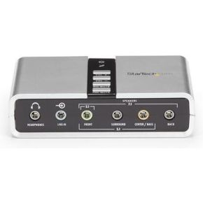 StarTech.com 7.1 USB Audio Adapter External Sound Card with SPDIF Digital Audio - afbeelding 2