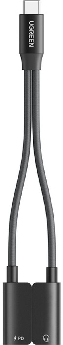 CM821 USB-C naar 2x USB-C Audio en Opladen Adapter - afbeelding 2