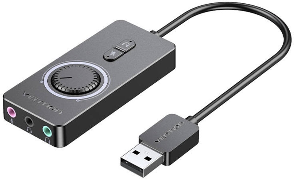 Vention Vention Externe Geluidskaart Usb 2.0 Voor Windows Mac Zonder Driver