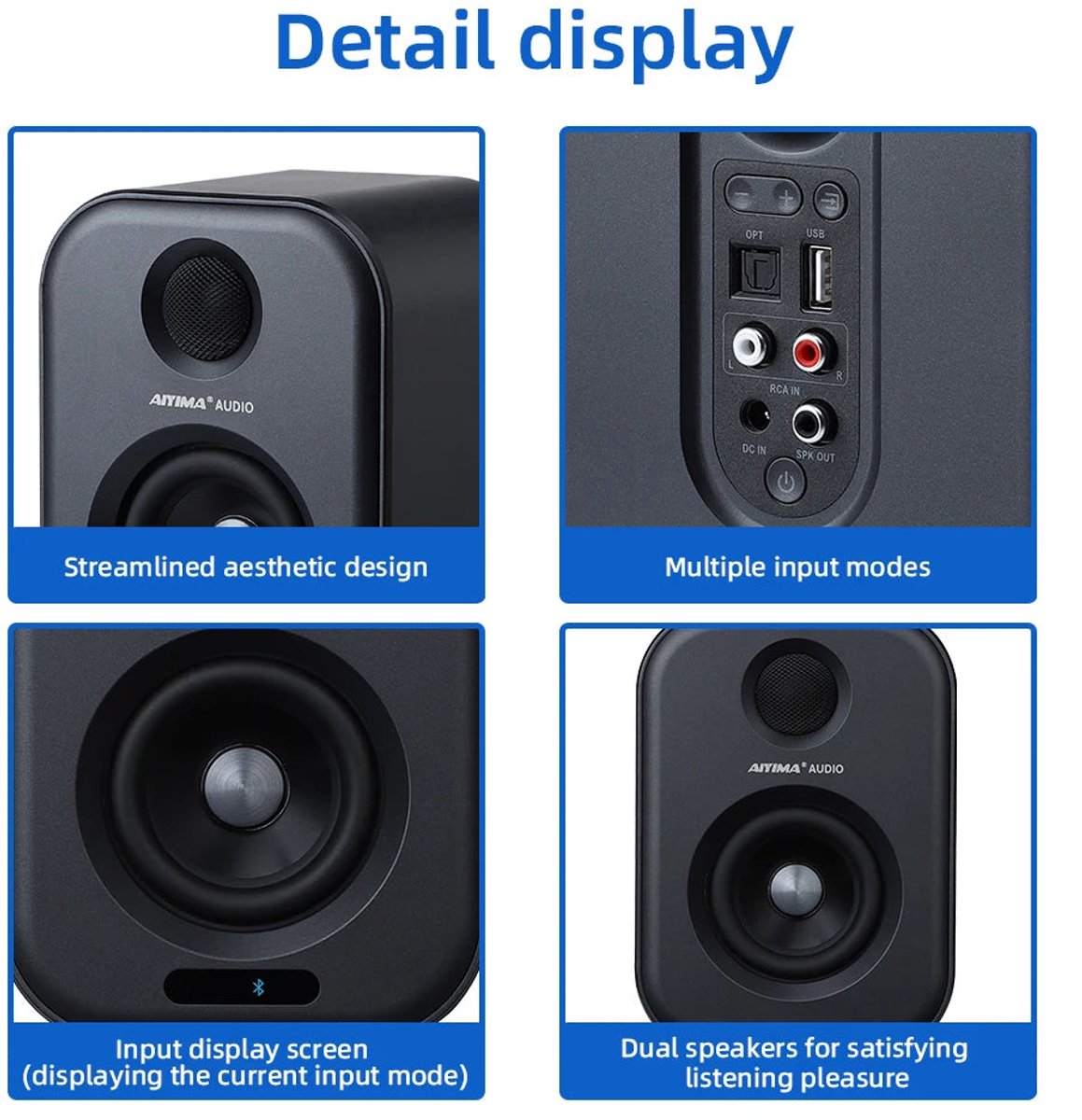 S400 Actieve Bookshelf Speakers - 100W - afbeelding 5