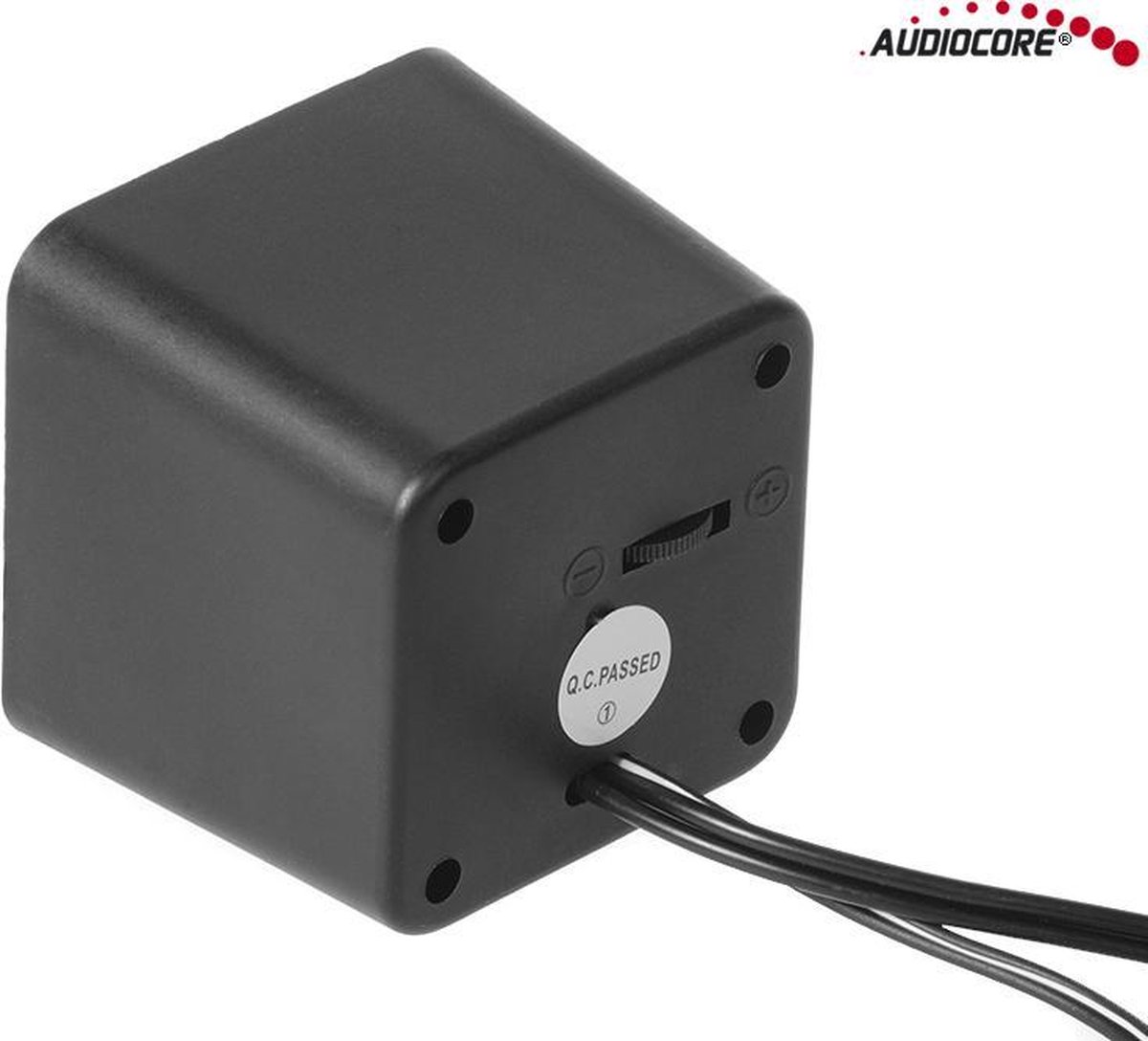 AC870 PC-Speakers - USB - Zwart met Rood - afbeelding 3