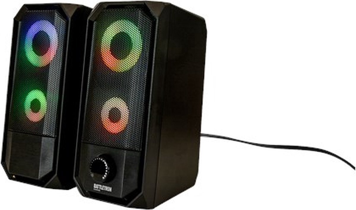 Battletron Battletron Gaming Speakers Met Licht Usb