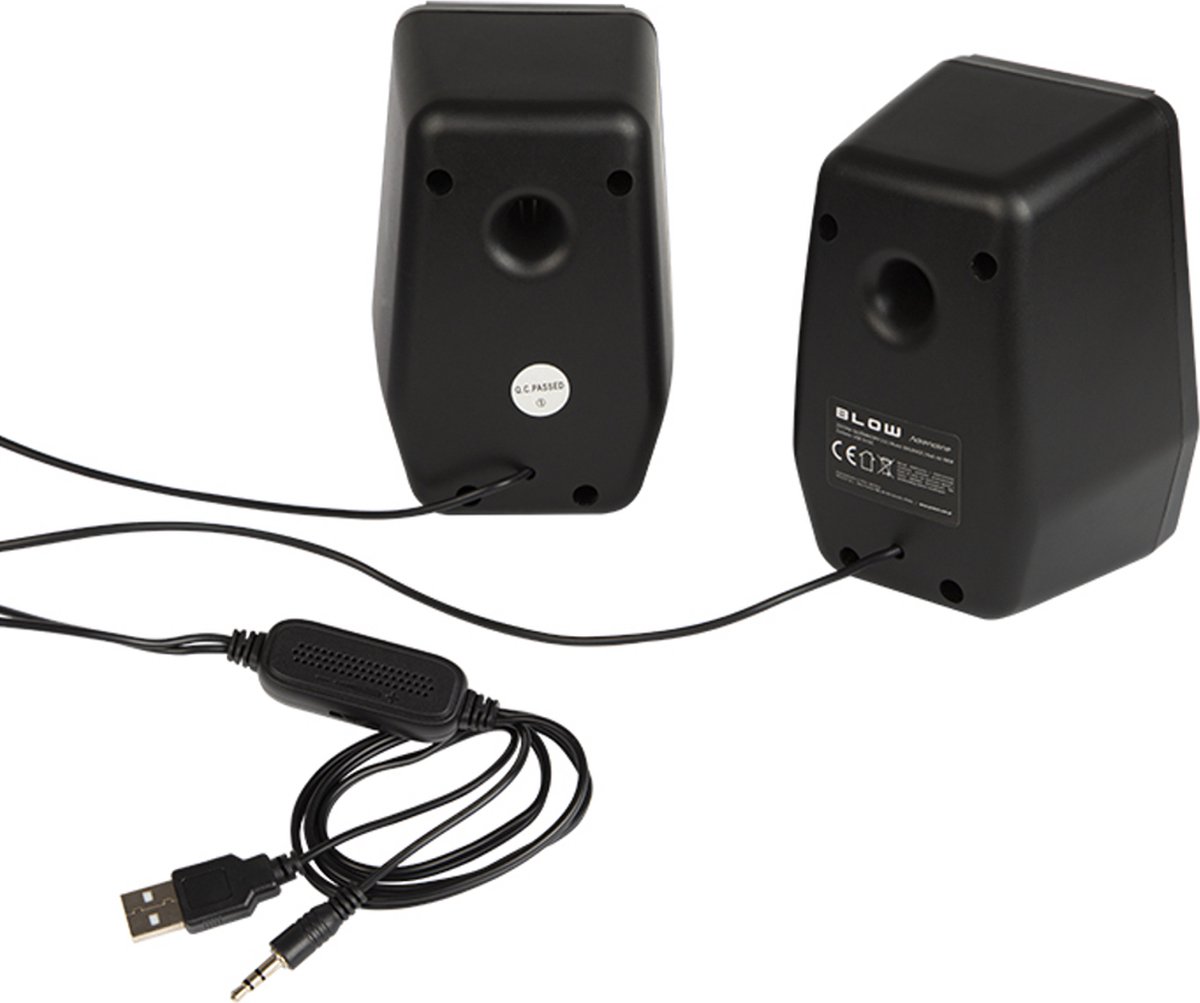 Blow - 2.0 Pc-Luidsprekers Met Led-Achtergrondverlichting speaker - afbeelding 4