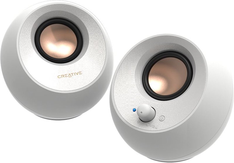 Creative labs pebble v3 wit - Creative Pebble V3 Minimalistic USB-C s Speakers (White)